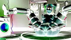 Dystopian Robot Whores Party in Futuristic Fetish Scenes