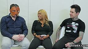 Foxy Chick Was Brought In Butthole Madhouse For Awkward Therapy