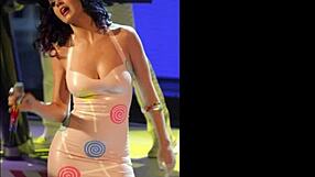 Wow! Katy Perry’s huge milf tits and sneaky upskirts are unreal. Look at those curves!
