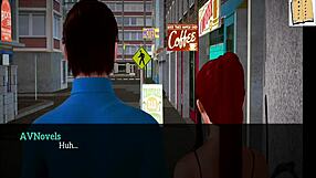 3D Anime Hentai Redhead with Small Tits in Homemade Erotic Scene