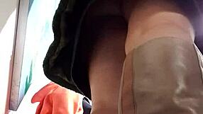 hidden cam spies under skirt for upskirt view