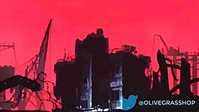 Riley Reid in Wild Hentai Cartoon Animation with Intense Blowjob Scenes