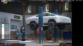 Summertime Saga 76 Featuring Brunette in Erotic Anime Scene