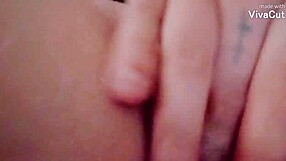 Flat Earth Slut Fingers Her Perfect Pussy in Softcore Masturbation Session.