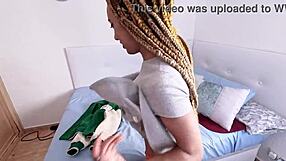 this ebony luna black spots me and takes me home for rough action. no mercy at all!