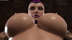 3D hentai gameplay with big cock action and bondage
