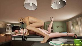 this cute anime girl is getting fucked hard!