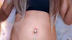 Beautiful transvestite touching the dick in detailed crossdressing scene