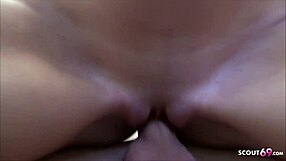 German teen Mary Wet and Sexyria swap partners for office banging.