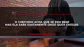 She moans in doggystyle with big ass and natural tits