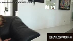 Wild blonde swingers in hardcore interracial group action