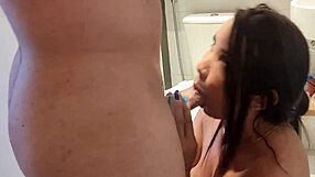 In s�o paulo, a guy orally pleasures bianca greluda to orgasm