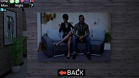 Beautiful woman with perfect body in 3D adult game