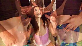 Emily Willis Swallows Lots of Cum After Intense Face Fucking!