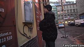 A well-endowed BBW meets a young and skinny man for some fun