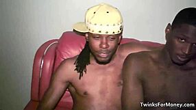 African Thugs In Steamy Gay Blowjob And Hardcore Twink Action