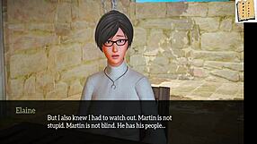 small tits anime girl in my new family series