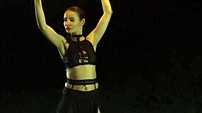 i love watching teen elilith noir strip in lingerie and rip clothes