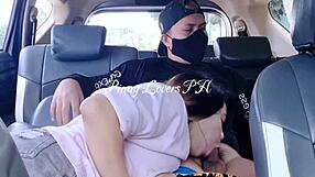 tinuruan mag-drive si stepsister hanggang kantutin pekpek nya sa pov