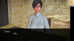 small tits anime girl in my new family series