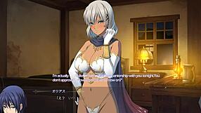 Dungeon of Regalias character scene with subtitles.