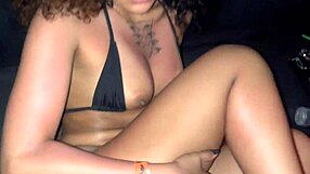 I fucked the young bride in the swing cabin and filled her with cum