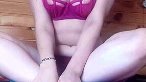 Masked Blonde Girl Fingers Wet Pussy to Wild Climax