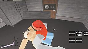 Roblox Whore Gets Banged Hard On The Floor