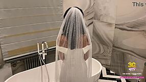 Amateur couple’s Halloween special: a risqué blowjob scene