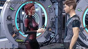 स्पेस में फंसा 95 - कर्वी एशियन साइंटिस्ट मिल्फ के साथ हाथ पकड़ना