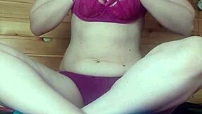 Masked Blonde Girl Fingers Wet Pussy to Wild Climax