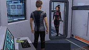 स्पेस में फंसा 95 - कर्वी एशियन साइंटिस्ट मिल्फ के साथ हाथ पकड़ना