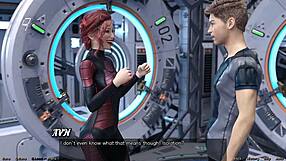 स्पेस में फंसा 95 - कर्वी एशियन साइंटिस्ट मिल्फ के साथ हाथ पकड़ना