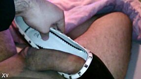 she says, 'cum inside my high heels stiletto pumps on the bed.' sexy italian fucking leads to climax.