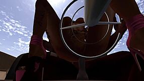 Black Man Fucks Ebony Woman Hard At Drive-In Movie Theater