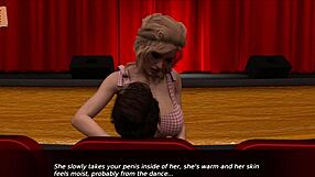 Nursing back to pleasure in 3D homemade video