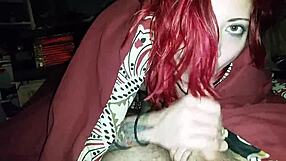 पीओवी ब्लोजॉब पार्ट 2: क्या ये टैटू वाली एशियाई जवान लड़की सब निगल लेगी?