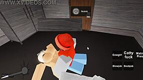 Roblox slut getting banged in a group session