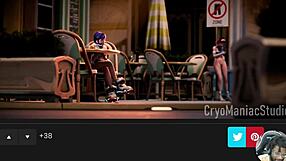 Man, Juno and Ellie get wild with tight tits in Mass Effect!