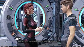 स्पेस में फंसा 95 - कर्वी एशियन साइंटिस्ट मिल्फ के साथ हाथ पकड़ना