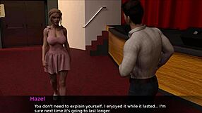 Nursing back to pleasure in 3D homemade video