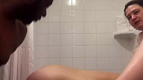 Big black cock penetrates Italian MILF's chubby ass
