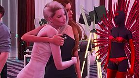 Hollywood stars get naughty in 3D hentai!