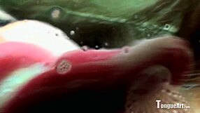 Sophia D licks my spit