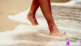 Beautiful Cara Mell's Sexy Body Vs Outdoor Posing Contrast