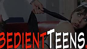 Teen Sub Gets Roughly Pounded by Monster Cock in High-Definition Fetish Scene