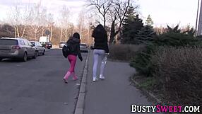 big tit lesbians licking each other