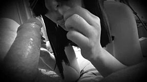 Look at this mature couple's epic cum-filled blowjob on cam!