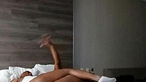 Big beautiful woman gets a happy ending at a hotel massage parlor