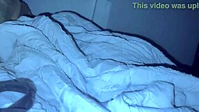 A gay man has sex with a skinny woman while her husband is sleeping next to her